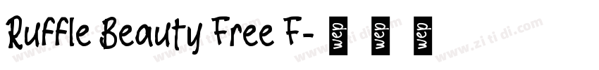 Ruffle Beauty Free F字体转换